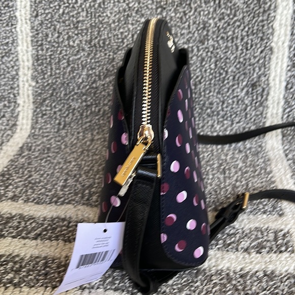 Kate Spade Payton Dome Crossbody with Fiesta Dot Black Multi - Picture 4 of 16